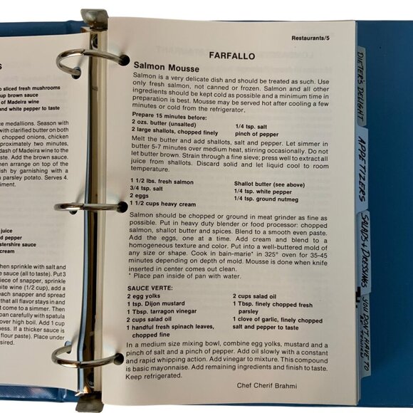 A Cooks Tour Of Shalom Cookbook By Temple Shalom Sisterhood Dallas 1978 Binder - Picture 7 of 16